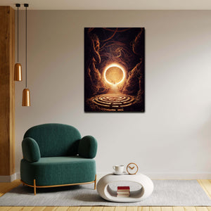 Light Maze Canvas Print