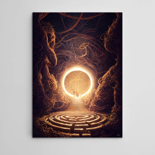 Light Maze Canvas Print