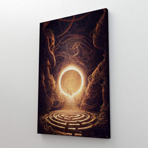 Light Maze Canvas Print