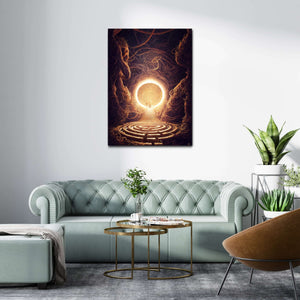 Light Maze Canvas Print
