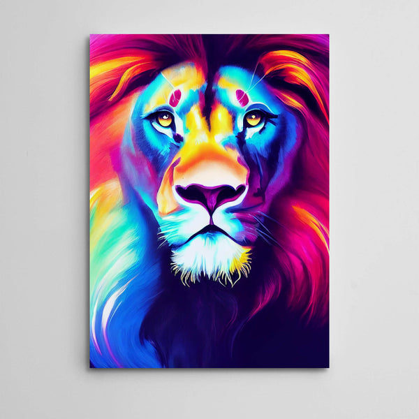 Lion Pop Canvas Print