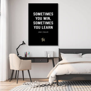 John Maxwell Quote Canvas - Motivational Art