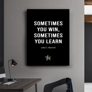 John Maxwell Quote Canvas - Motivational Art