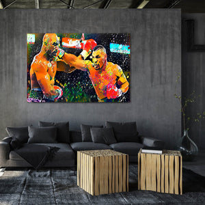 Mike Tyson Pop Art Punch- Mike Tyson Canvas