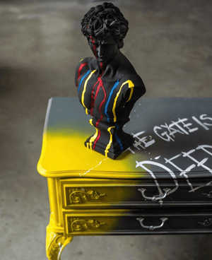 Multicolor David Bust Statue - David Bust Statue for sale