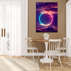Neon Circle Canvas Print