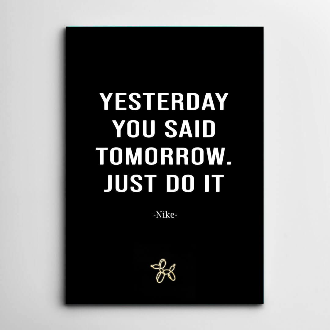 Nike Quote Canvas - Motivational MusaArtGallery™