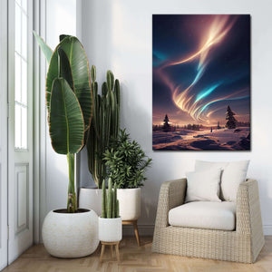 Northern Light Canvas Print - Trippy Art | MusaArtGallery™
