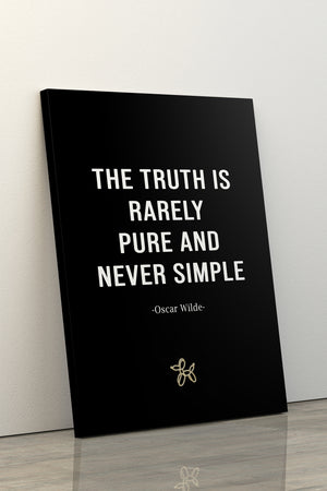 Oscar Wilde Quote Canvas - Motivational Art