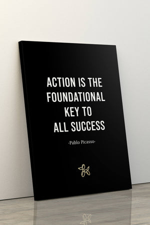 Pablo Picasso Quote Canvas - Motivational Art