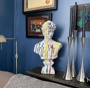 Colorful David Bust Statue - David Bust Statue For Sale