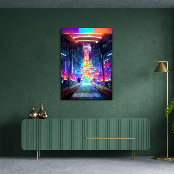 Psychedelic City Canvas Print