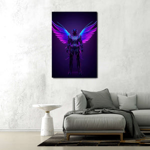 Purple Arcangel Canvas Print