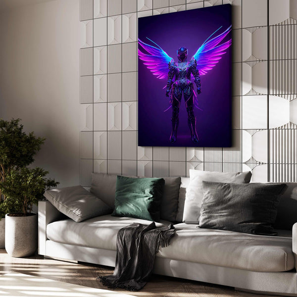 Purple Arcangel Canvas Print