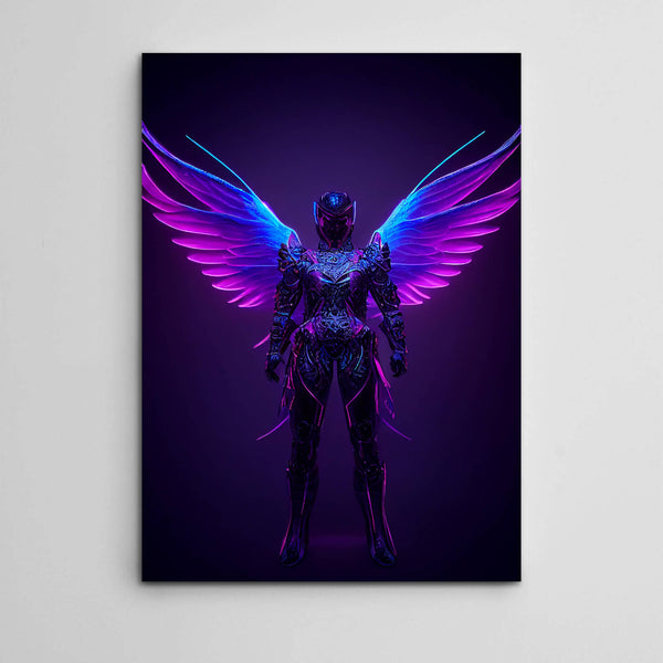 Purple Arcangel Canvas Print