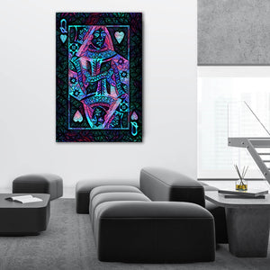 Queen of Hearts Card Art | MusaArtGallery™