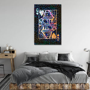 Colorful Queen of Hearts Art | MusaArtGallery™