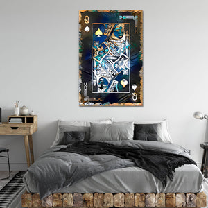 White Queen of Spades Art | MusaArtGallery™