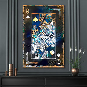 White Queen of Spades Art | MusaArtGallery™