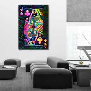 Queen of Clubs Art