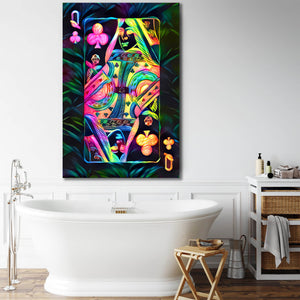 Queen of Clubs Art