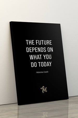 Mahatma Gandhi Quote on Canvas - Quote canvas