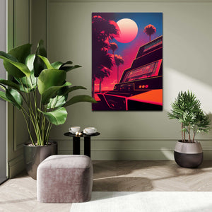Retro Arcade Canvas Print