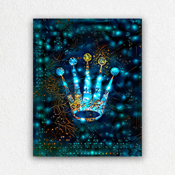 Crown Canvas Art - Rolex Wall Art | MusaArtGallery™