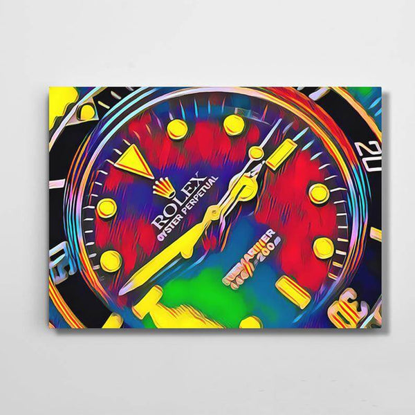Rolex Pop Canvas - Rolex Wall Art | MusaArtGallery™
