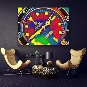 Rolex Pop Canvas - Rolex Wall Art