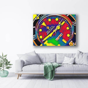 Rolex Pop Canvas - Rolex Wall Art