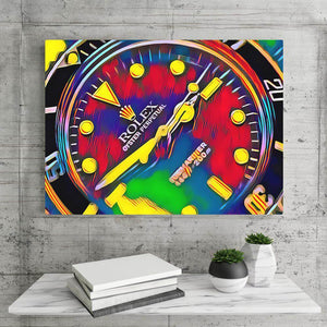 Rolex Pop Canvas - Rolex Wall Art