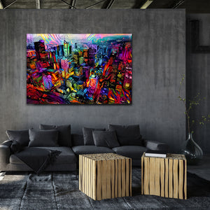 Skyscraper Psychedelic Art