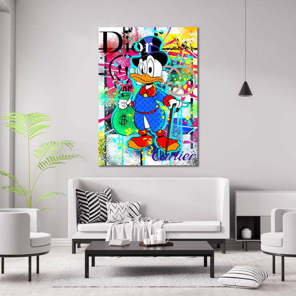 Scrooge Mcduck Canvas - Pop Canvas