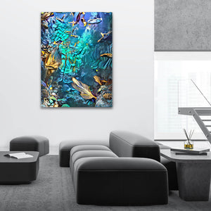 SeaLife Wall Decor - Modern Art on canvas
