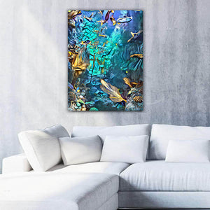 SeaLife Wall Decor - Modern Art on canvas