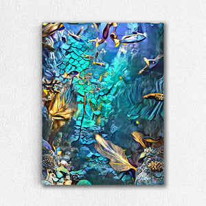 SeaLife Wall Decor - Modern Art on canvas