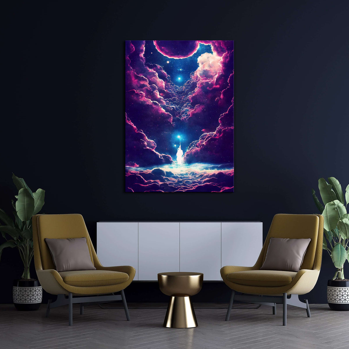 Space Canvas Print - Trippy Art | MusaArtGallery™