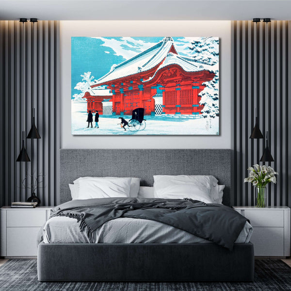 Red Gate Japanese Wall Art | MusaArtGallery™ 