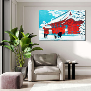 Red Gate Japanese Wall Art | MusaArtGallery™ 