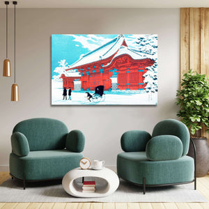 Red Gate Japanese Wall Art | MusaArtGallery™ 