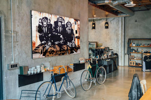 Banksy Three Monkeys Canvas