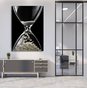 Time is Money Canvas -Motivational Wall Art