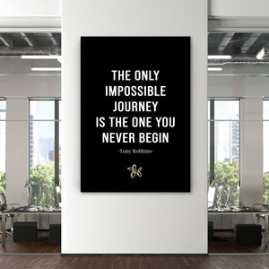 Tony Robbins Quote Canvas -Motivational Art