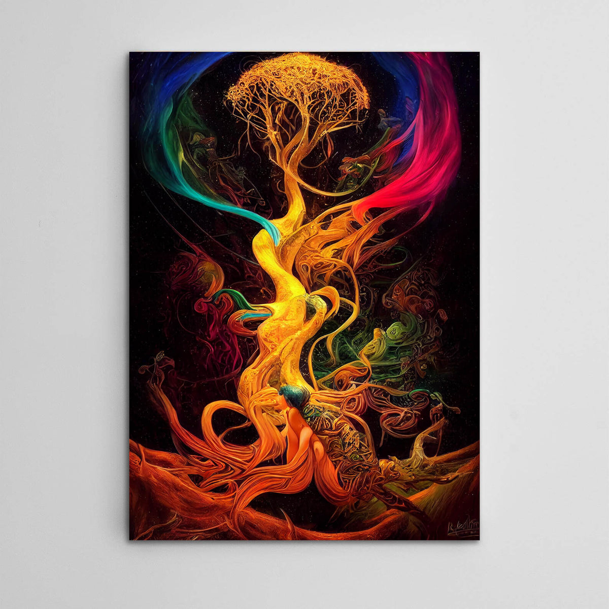 Tree of Life Canvas Print Trippy Art MusaArtGallery™