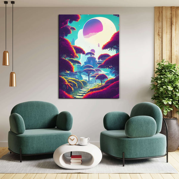 Trippy Forest Canvas Print - Trippy Art | MusaArtGallery™