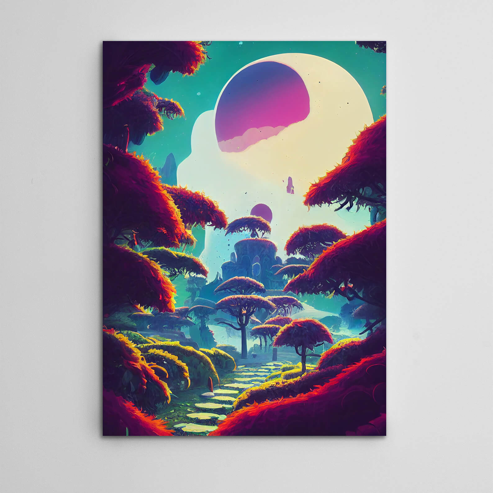 Trippy Forest Wallpaper