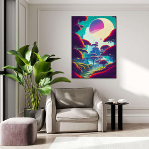 Trippy Forest Canvas Print - Trippy Art | MusaArtGallery™