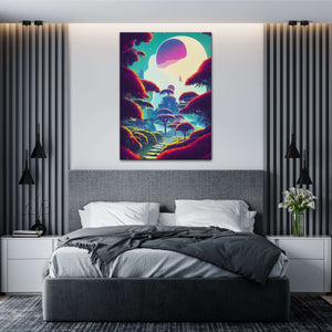 Trippy Forest Canvas Print - Trippy Art | MusaArtGallery™