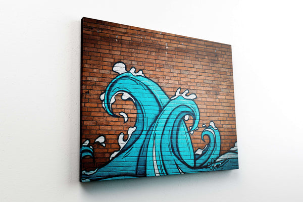 Wave Graffiti Wall Art